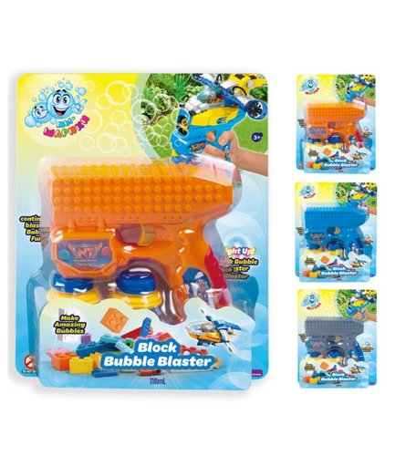 Пистолет 1Toy Мы-шарики! на батарейках совместим с конструктором 2х59 мл,
