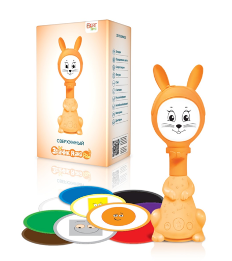 Интерактивная игрушка BertToys зайчик Няня Pro 20.5 см