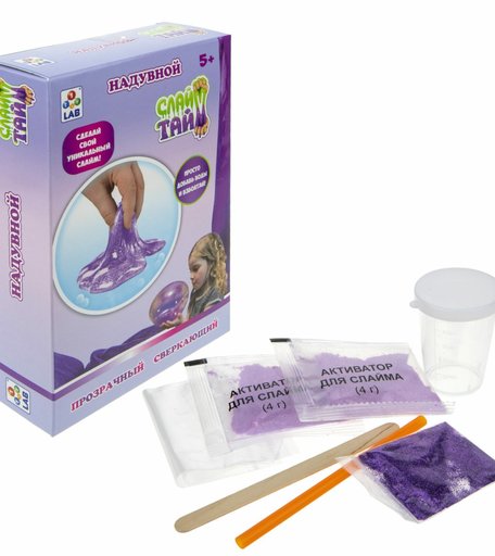 Набор для слайма 1Toy Слайм тайм. Сделай надувной слайм.