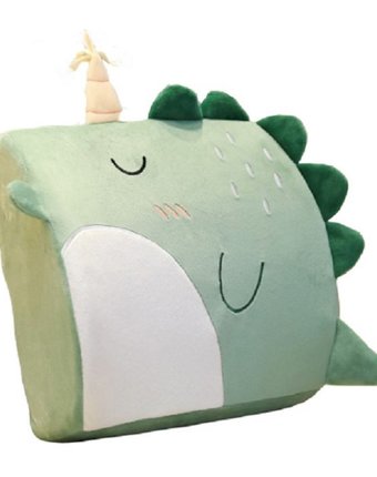 Мягкая игрушка Super01 Динозавр Динозавр 35 см цвет: зеленый