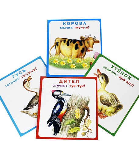 Карточки Искатель «Кто как говорит» 0+