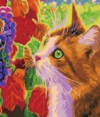 Миниатюра фотографии Paintboy картина по номерам кошачье любопытство