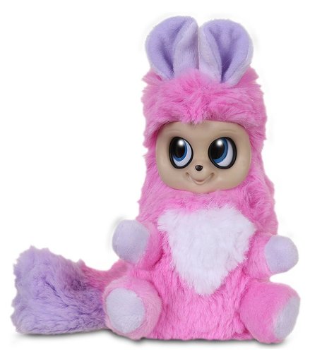 Интерактивная мягкая игрушка Bush Baby World 17 см цвет: розовый