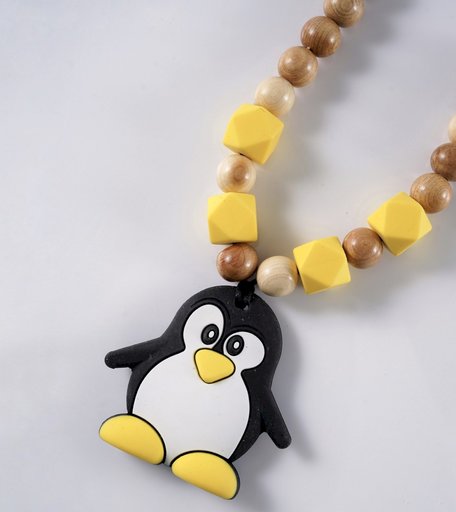 прорезыватель Mosaic Пингвин Mosaic, для новорожденных