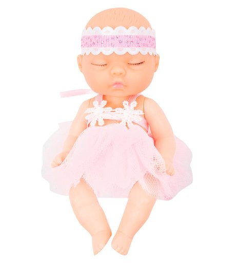 Игрушка Игруша Пупс (розовая) 10 см