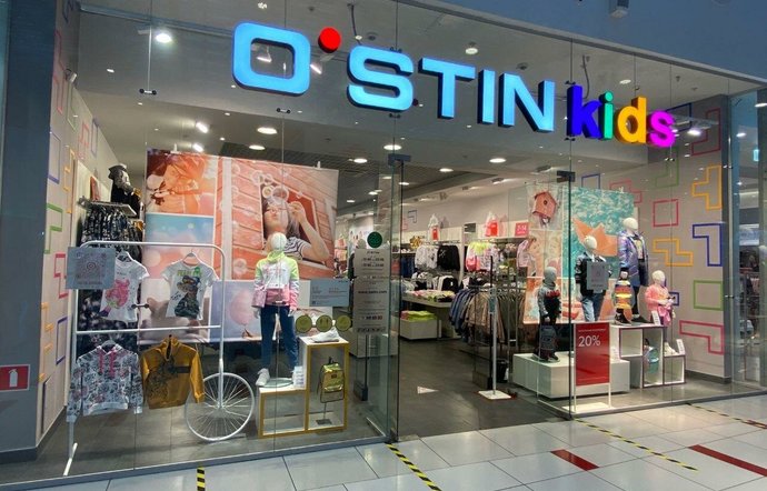 Фото магазина для детей O'STIN kids Фотография детского магазина O'STIN kids