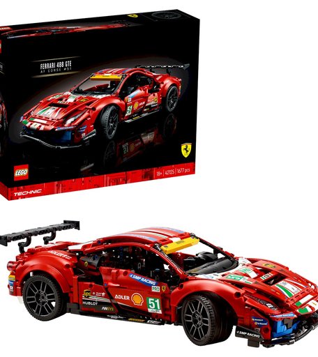 Конструктор LEGO Technic 42125 Ferrari 488 GTE “AF Corse #51”