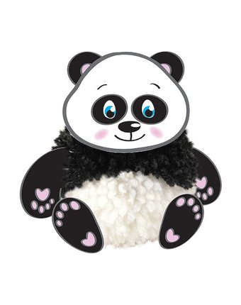 Миниатюра фотографии Набор для творчества клеvер фигурка из помпона панда