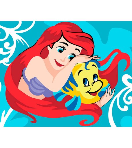 Набор для раскрашивания по номерам ФРЕЯ Ариэль и Флаундер