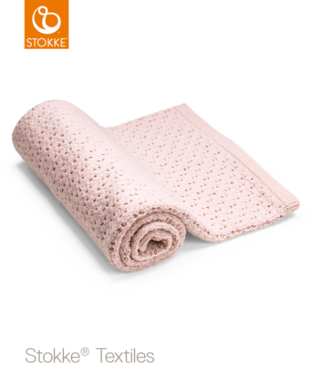 Одеяло из шерсти мериноса Stokke, розовый