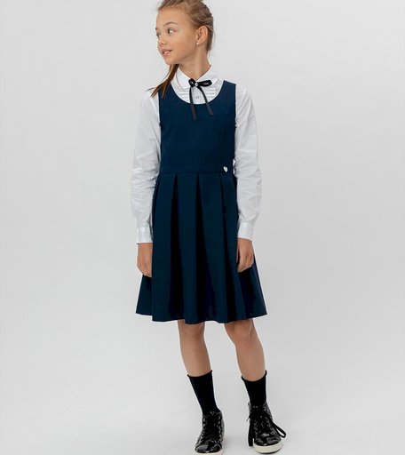 Синий сарафан Button Blue