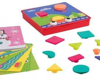 Миниатюра фотографии 1 toy игродром мозаика для малышей кнопик геометрия