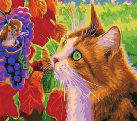 Paintboy Картина по номерам Кошачье любопытство