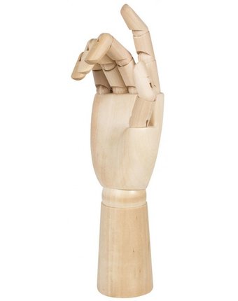 Миниатюра фотографии Brauberg манекен художественный art classic рука мужская правая 30 см 191297