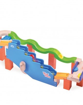 Деревянная игрушка Wonderworld динамический Trix-Track Наверх по ступеням