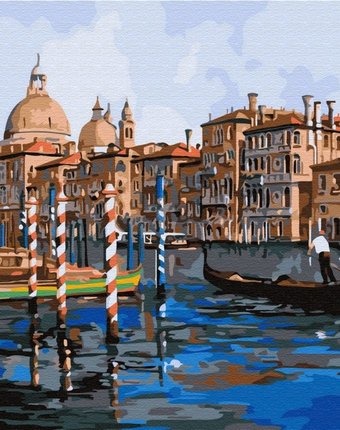 Molly Картина по номерам Каналы Венеции 30х30 см