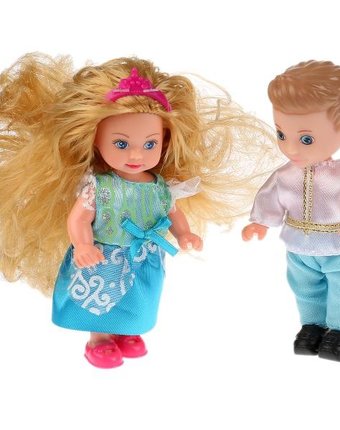 Миниатюра фотографии Карапуз куклы машенька и сашенька принц и принцесса 12 см