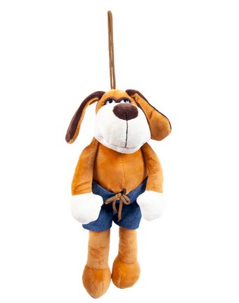 Миниатюра фотографии Мягкая игрушка abtoys собака 18 см