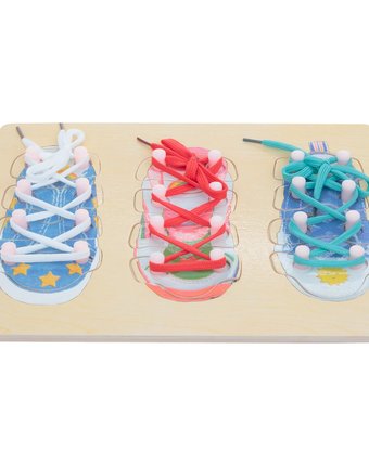 Миниатюра фотографии Развивающая игрушка игруша шнурки