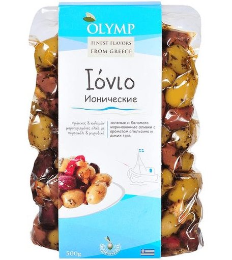 Just Оливки Грис ионические в рассоле апельсин, травы 500 г