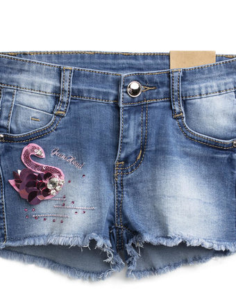 Миниатюра фотографии Шорты джинсовые для девочки