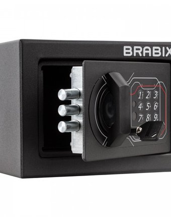 Brabix Сейф мебельный SF-140EL электронный замок 140х195х140 мм