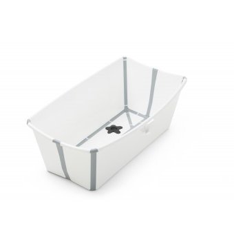 Миниатюра фотографии Ванночка складная stokke flexi bath white, белый