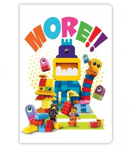 Lego Книга для записей Movie 2 Duplo линейка 96 листов