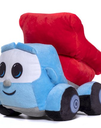 Мягкая игрушка Super01 Грузовичок Лева 25 см цвет: голубой