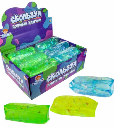 Слайм 1Toy с блестящими лентами,