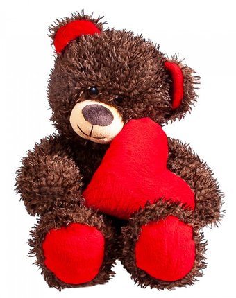Миниатюра фотографии Мягкая игрушка fancy медвежонок чиба с сердцем