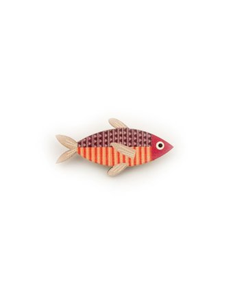 Значок Орландо - Рыбка пестрая, 6.5 х 9.5 см