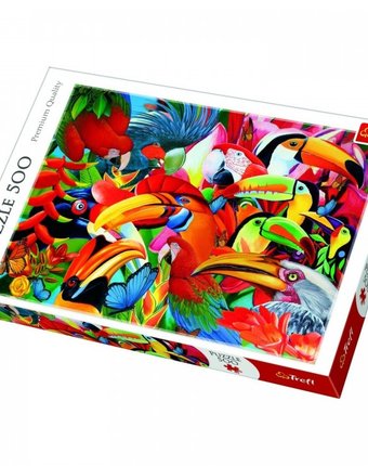 Trefl Пазлы Цветные птицы (500 элементов)