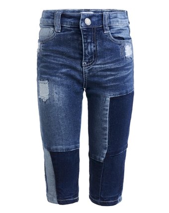 Миниатюра фотографии Синие джинсы на подкладке gulliver