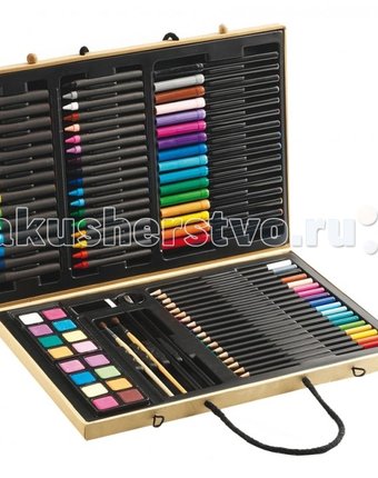 Миниатюра фотографии Djeco большой набор: карандаши, фломастеры, краски