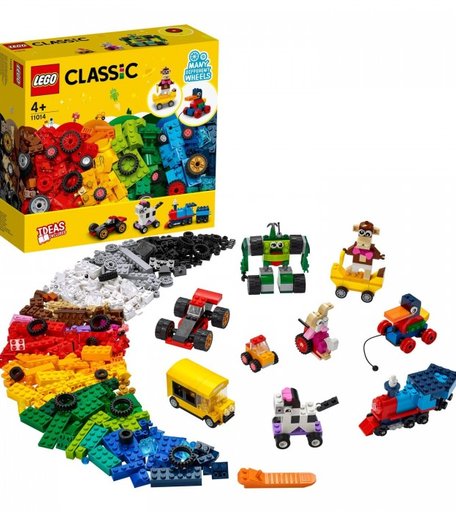 Конструктор Lego Classic 11014 Лего Классик Кубики и колёса