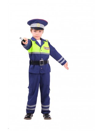 Пуговка Карнавальный костюм Инспектор ДПС Профессии