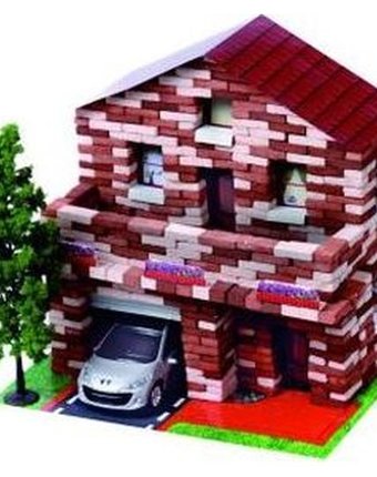 Миниатюра фотографии Деревянный конструктор архитектурное моделирование дом с мансардой