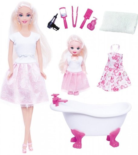 Toys Lab Набор Кукла Ася Веселое купание
