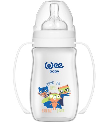 Бутылочка WeeBaby Plus. Classic, с рождения, 150 мл