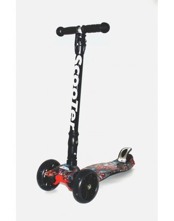 Миниатюра фотографии Трехколесный самокат scooter graphic captain bks-230