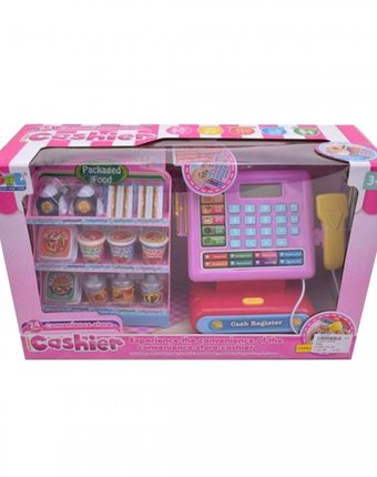 Миниатюра фотографии Наша игрушка игровой набор супермаркет со светом и звуком (16 предметов)