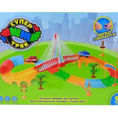 ABtoys Супер трек (99 деталей)