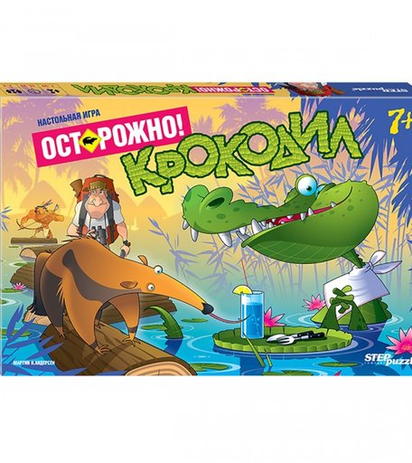 Step Puzzle Настольная игра Осторожно крокодил!