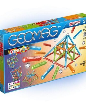 Конструктор Geomag магнитный Confetti (88 деталей)