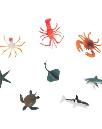 Миниатюра фотографии Игровой набор играем вместе диалоги о животных морские животные