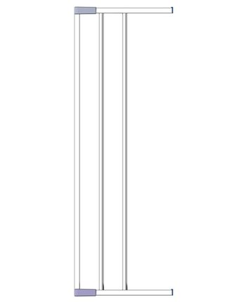 Миниатюра фотографии Дополнительная секция к воротам безопасности clippasafe, 18 см , цвет: белый