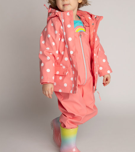 Непромокаемый полукомбинезон для девочки
