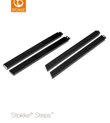 Ножки для стула Stokke Steps Oak Black, черный