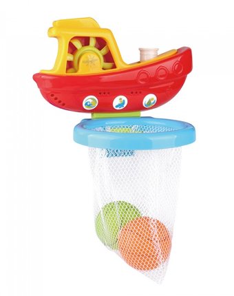Pituso Набор игрушек для ванной Кораблик с мячиками
